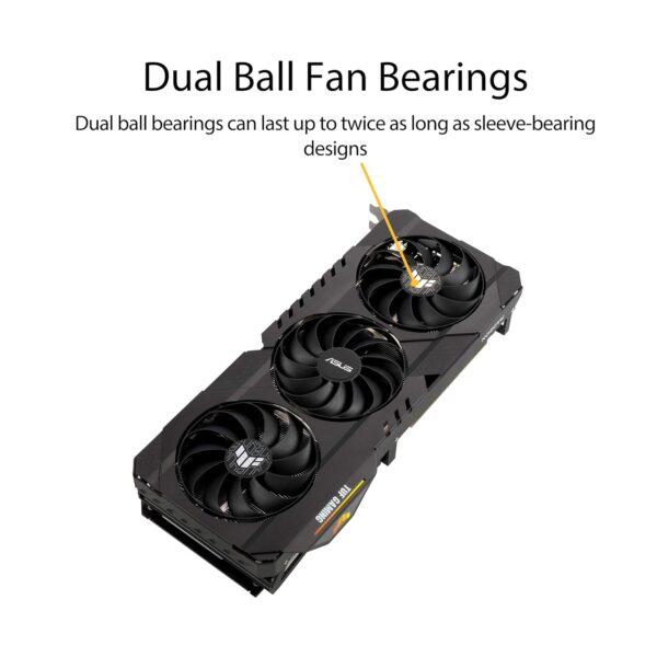 ASUS TUF Gaming AMD Radeon RX 6700 XT OC Edition Gphic Card (RDNA 2, PCIe 4.0, 12GB GDDR6, HDMI 2.1, DisplayPort 1.4a, Dual kogellagers, aluminium bescherming met versterkte...