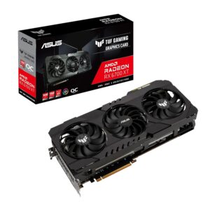 ASUS TUF Gaming AMD Radeon RX 6700 XT OC Edition Gphic Card (RDNA 2, PCIe 4.0, 12GB GDDR6, HDMI 2.1, DisplayPort 1.4a, Dual kogellagers, aluminium bescherming met versterkte...