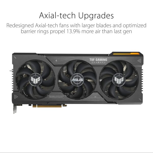ASUS TUF Gaming AMD Radeon RX 7900 XTX OC Edition 24GB GDDR6 Gaming grafische kaart (PCIe 4.0, 24GB GDDR6 geheugen, 1x HDMI 2.1, 3x DisplayPort 2.1, GPU Tweak III,...