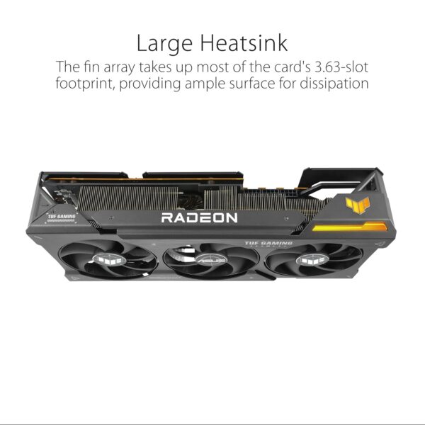 ASUS TUF Gaming AMD Radeon RX 7900 XTX OC Edition 24GB GDDR6 Gaming grafische kaart (PCIe 4.0, 24GB GDDR6 geheugen, 1x HDMI 2.1, 3x DisplayPort 2.1, GPU Tweak III,...