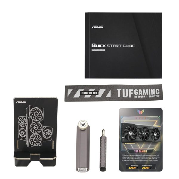 ASUS TUF Gaming AMD Radeon RX 7900 XTX OC Edition 24GB GDDR6 Gaming grafische kaart (PCIe 4.0, 24GB GDDR6 geheugen, 1x HDMI 2.1, 3x DisplayPort 2.1, GPU Tweak III,...
