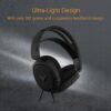 ASUS TUF Gaming H1 bedrade headset | Discord gecertificeerde microfoon, 7.1 surround sound, 40 mm drivers, 3,5 mm, lichtgewicht, voor pc, switch, PS4, PS5, Xbox One, Xbox Series...