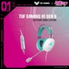 ASUS TUF Gaming H1 Gen II Hatsune Miku Edition (Bedrade USB-A50mm, 40 mm Essence Drivers, Virtual 7.1 Surround Sound, TeamSpeak-gecertificeerde microfoon, lichtgewicht 297 g,...