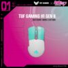 ASUS TUF Gaming H1 Gen II Hatsune Miku Edition (Bedrade USB-A50mm, 40 mm Essence Drivers, Virtual 7.1 Surround Sound, TeamSpeak-gecertificeerde microfoon, lichtgewicht 297 g,...