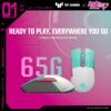 ASUS TUF Gaming H1 Gen II Hatsune Miku Edition (Bedrade USB-A50mm, 40 mm Essence Drivers, Virtual 7.1 Surround Sound, TeamSpeak-gecertificeerde microfoon, lichtgewicht 297 g,...
