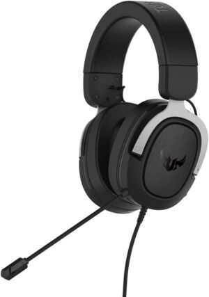 ASUS TUF Gaming H3 headset (bekabeld, virtueel 7.1 surround sound, geschikt voor pc, PS4, Xbox One en Nintendo Switch) zwart/blauw
