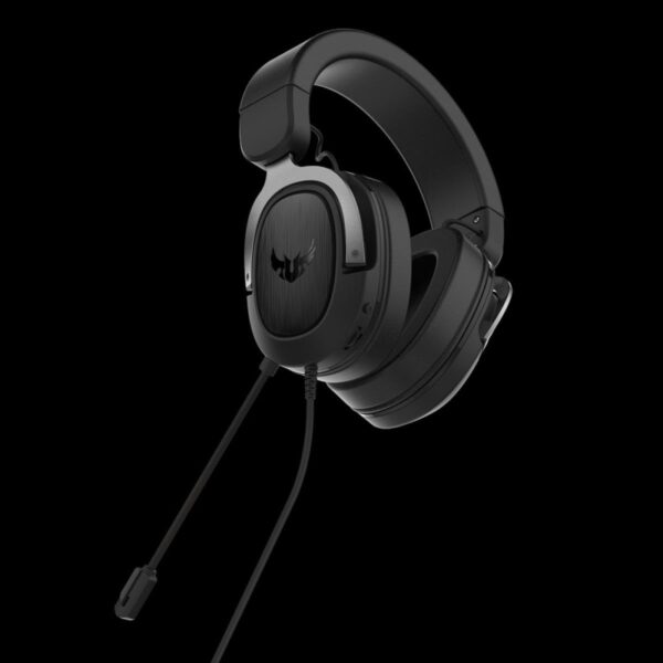 ASUS TUF Gaming H3 headset (bekabeld, virtueel 7.1 surround sound, geschikt voor pc, PS4, Xbox One en Nintendo Switch) zwart/blauw