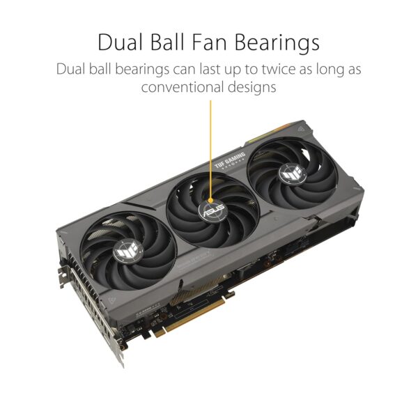 ASUS TUF Gaming Radeon RX 7700 XT OC Edition 12GB GDDR6 Gaming grafische kaart (AMD Radeon RX7700XT, PCIe 4.0, 1x HDMI 2.1, 3X DisplayPort 2.1, TUF-RX7700XT-O12G-GAMING)