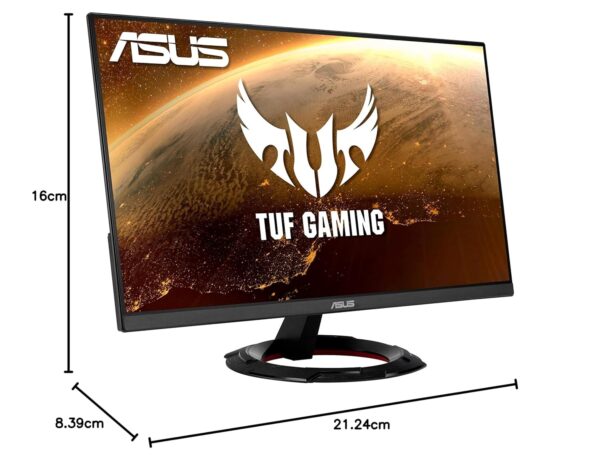 ASUS TUF Gaming VG249Q1R 60,45 cm (23,8 inch) monitor (Full HD, tot 165Hz, FreeSync Premium, Shadow Boost, 1ms reactietijd, luidspreker, HDMI, DisplayPort) zwart