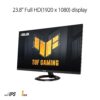 ASUS TUF Gaming VG249Q3R 23,8-inch gaming-monitor (Full HD(1920x1080), 180Hz, Snelle IPS, Extreme Low Motion Blur, 1ms (GTG), FreeSync, Variable Overdrive, 100 procent sRGB)