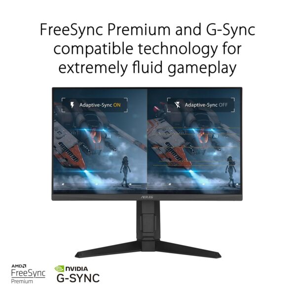 ASUS TUF Gaming VG249QL3A, 24 inch Full HD Monitor, 180 Hz, 1ms GtG, G-Sync, FreeSync, AdaptiveSync, ELMB, GameFast Input, Fast-IPS-paneel, 16:9, 1920 x 1080, DP, HDMI,...