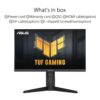 ASUS TUF Gaming VG249QL3A, 24 inch Full HD Monitor, 180 Hz, 1ms GtG, G-Sync, FreeSync, AdaptiveSync, ELMB, GameFast Input, Fast-IPS-paneel, 16:9, 1920 x 1080, DP, HDMI,...