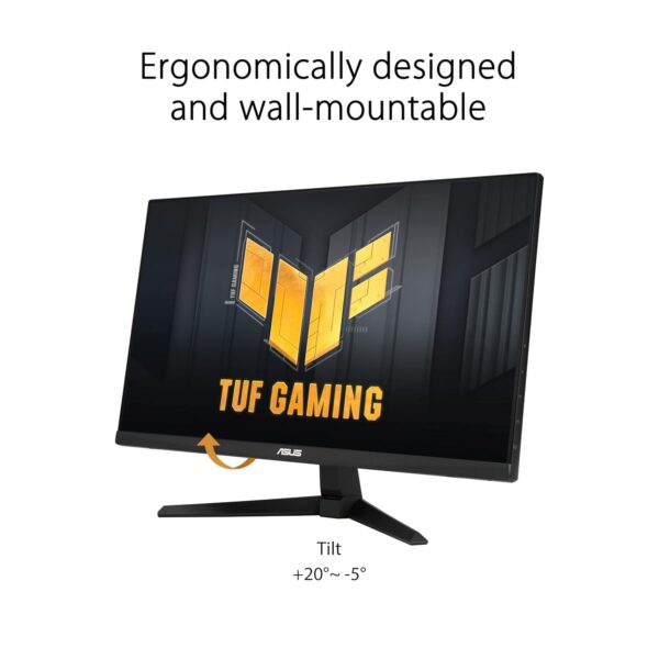 ASUS TUF Gaming VG249QM1A - Ecran PC Gamer Esport 23,8" FHD - Dalle IPS - 270Hz - 1ms - 16:9-1920x1080 - Display Port et HDMI - Haut-parleurs - AMD FreeSync - Compatible G-Sync...