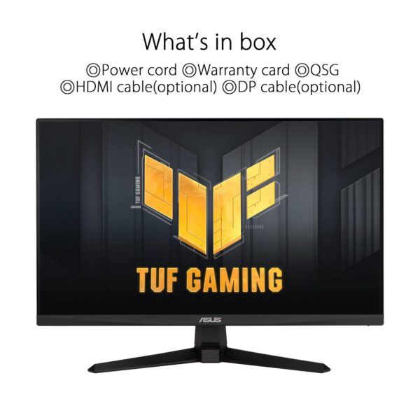 ASUS TUF Gaming VG249QM1A - Ecran PC Gamer Esport 23,8" FHD - Dalle IPS - 270Hz - 1ms - 16:9-1920x1080 - Display Port et HDMI - Haut-parleurs - AMD FreeSync - Compatible G-Sync...