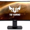 ASUS TUF Gaming VG24VQ Curved Gaming Monitor, 61 cm (24 inch), FHD (1920 x 1080, 144 Hz, 1 ms, Adaptive-Sync/FreeSync, Extreme Low Motion Blur, FreeSync, 1500R, Shadow Boost,...