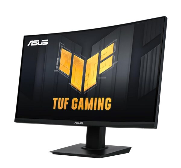 ASUS TUF Gaming VG24VQER 24 inch gebogen gaming-monitor (Full HD, 180 Hz, ELMB Sync, FreeSync, 1ms reactietijd, HDMI, DisplayPort)