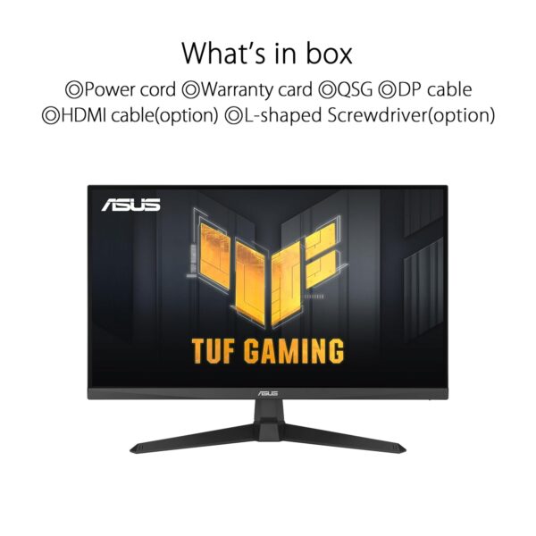 ASUS TUF Gaming VG259Q3A 25-inch gamingmonitor (FHD (1920x1080), 180Hz, snelle IPS, ELMB, 1ms (GTG), Freesync, HDMI 2.0, DisplayPort)