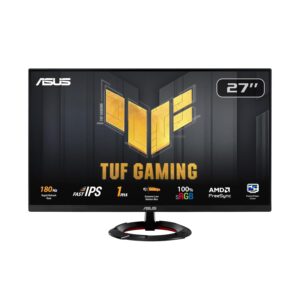 ASUS TUF Gaming VG279Q3R Gaming Monitor - 27 inch, Full HD (1920x1080), 180Hz, Fast IPS, Extreme Low Motion Blur™, 1ms (GTG), FreeSync™, Variabele Overdrive, 100% sRGB