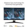 ASUS TUF Gaming VG279QM1A 27 inch Gaming Monitor (Full HD (1920x1080), 280Hz (OC), Fast IPS, ELMB Sync, 1ms (GTG), Freesync Premium, G-Sync compatibel, variabele overdrive, 100%...