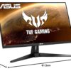 ASUS TUF Gaming VG27AQ1A - PC-monitor voor gamer Esport 27 inch WQHD - IPS-paneel - 16:9-170Hz - 1ms - 2560x1440 - DisplayPort & 2X HDMI - Speaker - Nvidia G-Sync - ELMB - HDR 10