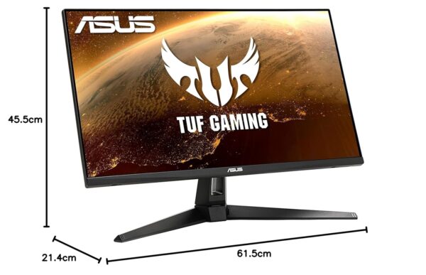 ASUS TUF Gaming VG27AQ1A - PC-monitor voor gamer Esport 27 inch WQHD - IPS-paneel - 16:9-170Hz - 1ms - 2560x1440 - DisplayPort & 2X HDMI - Speaker - Nvidia G-Sync - ELMB - HDR 10