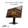 ASUS TUF Gaming VG27AQ1A - PC-monitor voor gamer Esport 27 inch WQHD - IPS-paneel - 16:9-170Hz - 1ms - 2560x1440 - DisplayPort & 2X HDMI - Speaker - Nvidia G-Sync - ELMB - HDR 10