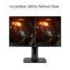 ASUS TUF Gaming VG27AQ1A - PC-monitor voor gamer Esport 27 inch WQHD - IPS-paneel - 16:9-170Hz - 1ms - 2560x1440 - DisplayPort & 2X HDMI - Speaker - Nvidia G-Sync - ELMB - HDR 10
