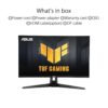ASUS TUF Gaming VG27AQ3A 27 inch gaming monitor (QHD (2560x1440), 180Hz, Fast IPS, ELMB Sync, 1ms (GTG), Freesync Premium, G-Sync compatibel, variabele overdrive, 130% sRGB)