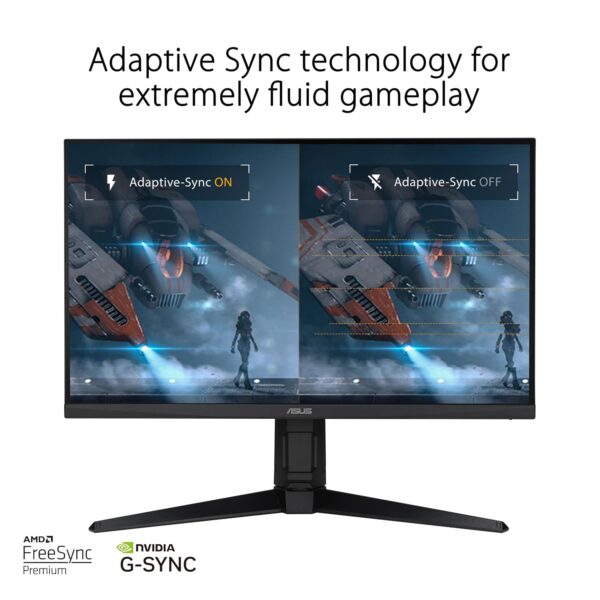 ASUS TUF Gaming VG27AQL3A Gaming Monitor – 27-inch, QHD(2560x1440), 180Hz, Fast IPS, ELMB Sync, 1ms (GTG), Freesync Premium™, G-Sync compatible, VESA AdaptiveSync Display 180Hz,...