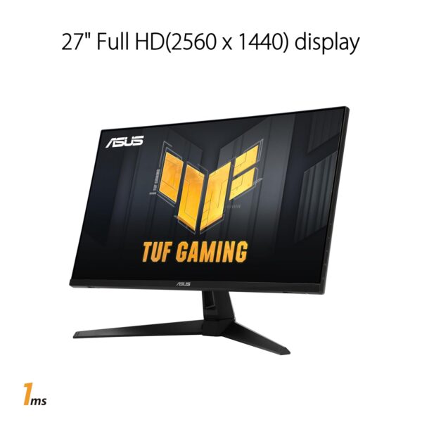 ASUS TUF Gaming VG27AQM1A 27-inch gamingmonitor (QHD(2560x1440), 260Hz(OC), ELMB Sync, 1ms (GTG), Freesync Premium, G-Sync-compatibel, Variable Overdrive, 90% DCI-P3