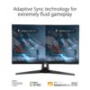 ASUS TUF Gaming VG27AQM1A 27-inch gamingmonitor (QHD(2560x1440), 260Hz(OC), ELMB Sync, 1ms (GTG), Freesync Premium, G-Sync-compatibel, Variable Overdrive, 90% DCI-P3