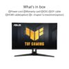 ASUS TUF Gaming VG27AQM1A 27-inch gamingmonitor (QHD(2560x1440), 260Hz(OC), ELMB Sync, 1ms (GTG), Freesync Premium, G-Sync-compatibel, Variable Overdrive, 90% DCI-P3