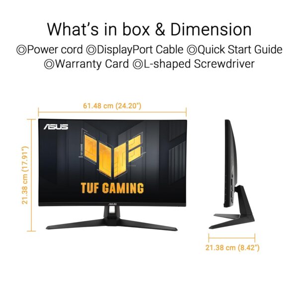 ASUS TUF Gaming VG27UQ1A - LED-monitor - Gaming - 68,5 cm (27 inch)