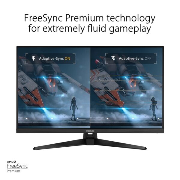 ASUS TUF Gaming VG32AQA1A - 31,5 inch WQHD-monitor - 170 Hz, 1 ms GtG, compatibel met FreeSync Premium en G-Sync, DisplayHDR 400 - Snel IPS-paneel, 16/9, 2560x1440, DP, HDMI,...