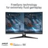 ASUS TUF Gaming VG32WQ3B 31,5 inch gaming monitor (QHD, gebogen, 180 Hz, ELMB, FreeSync, 1ms GTG (minimaal 0,5 ms), 90% DCI-P3, HDR, DisplayWidget Center)