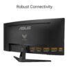 ASUS TUF Gaming VG34VQ3B Gaming Monitor – 34 inch WQHD (3440x1440), Curved, 180Hz, ELMB SYNC, FreeSync Premium, 1ms MPRT, 90% DCI-P3