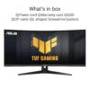 ASUS TUF Gaming VG34VQ3B Gaming Monitor – 34 inch WQHD (3440x1440), Curved, 180Hz, ELMB SYNC, FreeSync Premium, 1ms MPRT, 90% DCI-P3