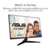 ASUS VY229Q 22" Eye Care Monitor (FHD (1920 x 1080), IPS, 75Hz, IPS, 1ms (MPRT), FreeSync, Kleurversterking, Rest Reminder, Blauwlichtfilter, Flicker Free, Antibakt....