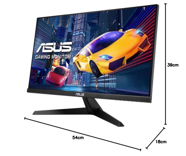 ASUS VY249HGE 24 inch Eye Care Gaming Monitor (FHD (1920 x 1080), IPS, 144Hz, IPS, SmoothMotion, 1ms (MPRT), FreeSync Premium, Eye Care Plus-technologie, blauwlichtfilter,...