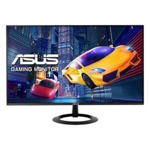 ASUS VZ24EHF 24 inch Eye Care Gaming Monitor (IPS, Full HD, frameloos, 100Hz, Adaptive-Sync, 1ms MPRT, HDMI, blauwlichtfilter, Flicker-Free technologie, wandmontage)