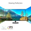 ASUS VZ24EHF 24 inch Eye Care Gaming Monitor (IPS, Full HD, frameloos, 100Hz, Adaptive-Sync, 1ms MPRT, HDMI, blauwlichtfilter, Flicker-Free technologie, wandmontage)