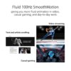 ASUS VZ24EHF 24 inch Eye Care Gaming Monitor (IPS, Full HD, frameloos, 100Hz, Adaptive-Sync, 1ms MPRT, HDMI, blauwlichtfilter, Flicker-Free technologie, wandmontage)