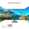 ASUS VZ27EHF 27 Zoll Eye Care Gaming Monitor (Full HD (1920 x 1080), IPS, rahmenlos, 100Hz, Adaptive-Sync, 1ms MPRT, HDMI, Low Blue Light, Flicker Free,