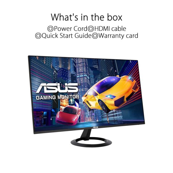 ASUS VZ27EHF 27 Zoll Eye Care Gaming Monitor (Full HD (1920 x 1080), IPS, rahmenlos, 100Hz, Adaptive-Sync, 1ms MPRT, HDMI, Low Blue Light, Flicker Free,