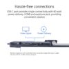 ASUS ZenScreen MB229CF portable monitor – 22-inch (21.5 viewable) FHD (1920 x 1080), IPS technology, 100Hz, USB-C® PD 60W, speakers, carrying handle/kickstand design, C-clamp,...
