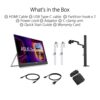 ASUS ZenScreen MB229CF portable monitor – 22-inch (21.5 viewable) FHD (1920 x 1080), IPS technology, 100Hz, USB-C® PD 60W, speakers, carrying handle/kickstand design, C-clamp,...