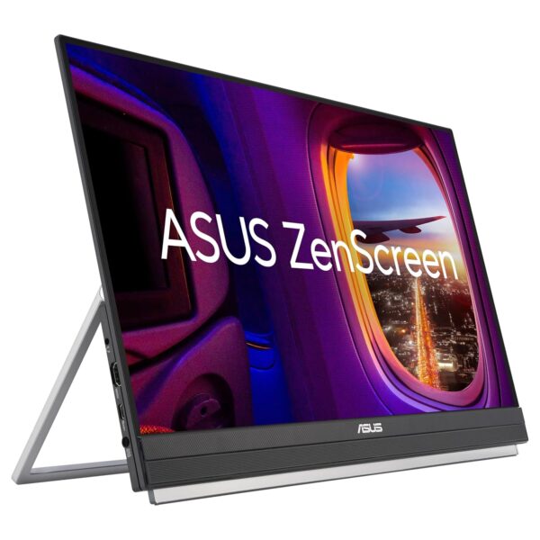 ASUS ZenScreen MB229CF portable monitor – 22-inch (21.5 viewable) FHD (1920 x 1080), IPS technology, 100Hz, USB-C® PD 60W, speakers, carrying handle/kickstand design, C-clamp,...