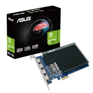 ASUSTEK - VIDEO CARDS 90YV0H20-M0NA00 GT730-4H-SL-2GD5//GT730 HDMI 2G GDDR5