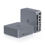 Beelink EQR5 Mini PC, AMD Ryzen 5 5650U, 6C/12T, up to 4.2Ghz, Mini Computer 16GB DDR4 RAM 500GB PCIe3.0 SSD, 4K Dual Screen, Dual HDMI/Dual Gigabit Ethernet/WiFi6/BT5.2