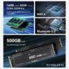 Beelink EQR5 Mini PC, AMD Ryzen 5 5650U, 6C/12T, up to 4.2Ghz, Mini Computer 16GB DDR4 RAM 500GB PCIe3.0 SSD, 4K Dual Screen, Dual HDMI/Dual Gigabit Ethernet/WiFi6/BT5.2